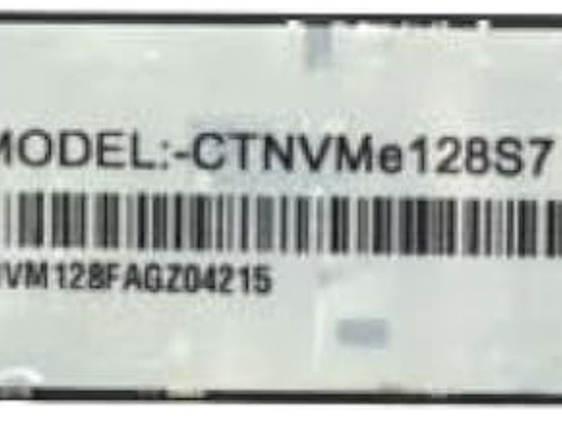 CONSISTENT 128GB NVME